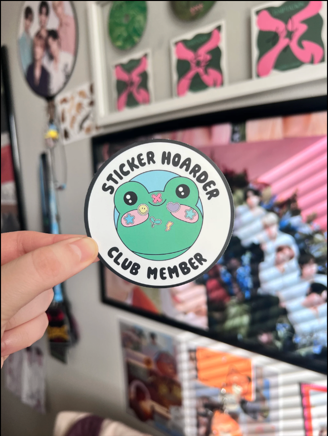 Sticker Hoarder Club Sticker